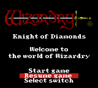 Screenshot Thumbnail / Media File 1 for Wizardry III - Diamond no Kishi (Japan) [En by Opus v1.0] (~Wizardry - Knight of Diamonds)